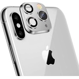 Avizar Apple iPhone 11 Pro weißer Fake Kamera Aufkleber für die Rückkamera aus Glas