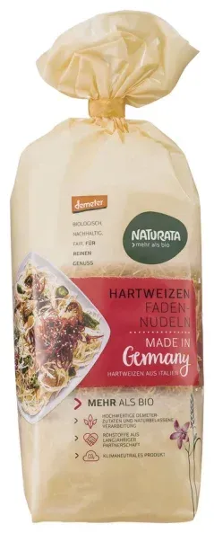 Naturata Fadennudeln, Hartweizen hell bio