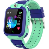 Smartwatch Kinder Telefon,GPS kinder Armband Watch mit Zwei Wege Gespräch Intelligente Uhr Voice Chat SOS Touchscreen Musik Spiel Digitalkamera Wecker Schrittzähler Geschenk für Junge Mädchen Student