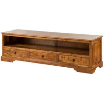 Massivmoebel24 Oxford Lowboard 175x50x53 cm Honig Massivholz