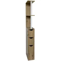 Hti-Living Raumteilerregal 136 cm Artisaneiche