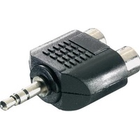 SpeaKa Professional SP-7870248 Klinke / Cinch Audio Y-Adapter [1x Klinkenstecker 3.5mm - 2x Cinch-Bu