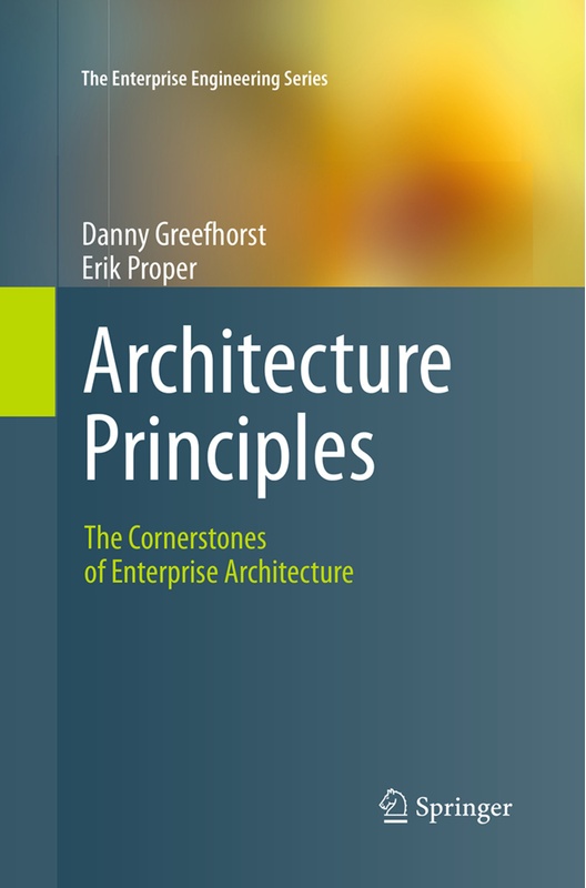Architecture Principles - Danny Greefhorst  Erik Proper  Kartoniert (TB)