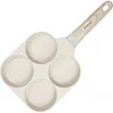 OEM Marmor Bratpfanne für Eier, 4 Abschnitte Klausberg KB-7823