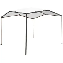 ShelterLogic Faltpavillon 3,17 x 3,17 m inkl. 4 Seitenteile Beige/Grau