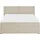 Atlantic Home Collection Boxbett "NIKITA", beige (cremeweiß), B:161cm L:209cm, ATLANTIC HOME COLLECTION, Komplettbetten, bodentiefes Bett, wahlweise mit Matratze und Topper