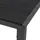 Mojawo Gartentisch 150 x 80 x 72 cm Anthrazit/Schwarz