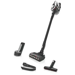 Bosch Serie 8 BKS8214W Stabstaubsauger/Elektrischer Besen Akku Trocken Beutellos Schwarz, Weiß 3 Ah