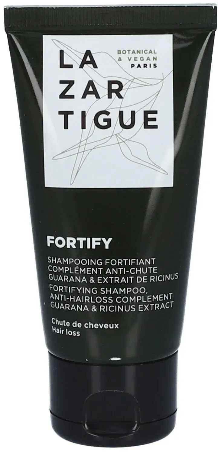 Lazartigue Fortify Fortifying Shampoo Anti-Hairloss Complement Guarana & Ricinus Extract 50 ml Shampoo