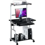 TECHLY Schreibtisch Compact Multi-Function Schwarz