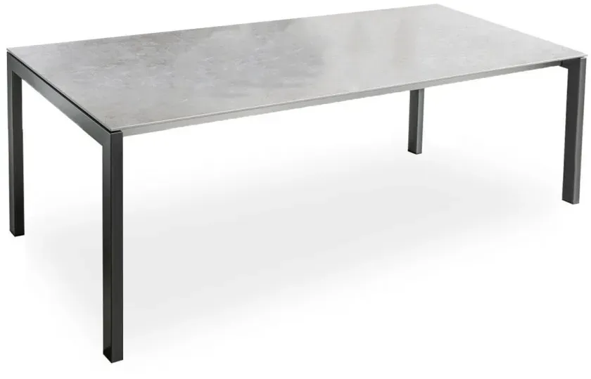 Tisch Ventura anthrazit - 210 x 95 cm Dekton sirius