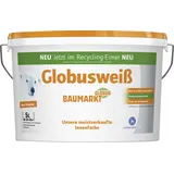 Globus Baumarkt Wandfarbe Weiß matt 5 l