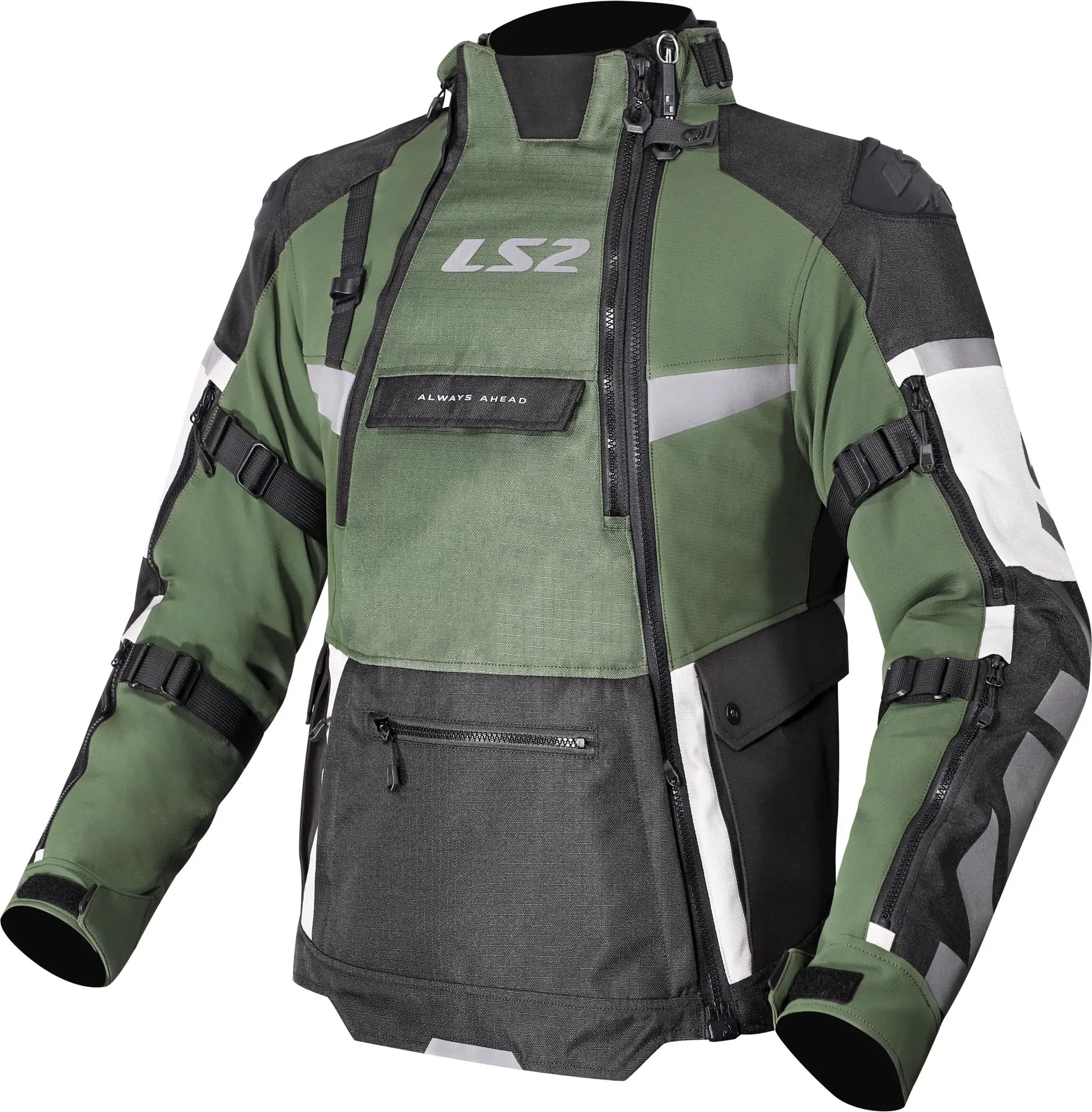 LS2 X-Master wasserdichte Motorrad-Textiljacke, Größe 3XL für Männer