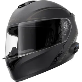 Sena Outrush R Bluetooth Klapphelm mit Intercomsystem (Schwarz, L)
