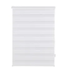 ONDECO Doppelrollo Just Klemmfix 100 x 160 cm Weiß