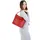 Cluty Henkeltasche Leder Red