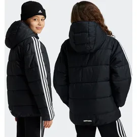 Adidas Kinder Jacke Essentials 3-Streifen Padded Black/White 128