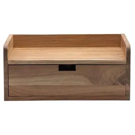 FineBuy Hängeregal 45 x 30 cm Braun