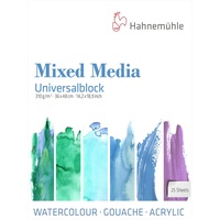 HAHNEMUEHLE Hahnemühle, Universalblock 25 Bl. Mixed Media 34x48 cm