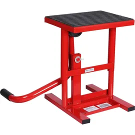 Wiltec Hebebühne Leder/Metall 31-41 cm rot