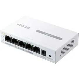 Asus ExpertWiFi EBP15 5-Port GbE Smart Managed PoE+ Switch (4 PoE+ Ports, 60W, unterstützt Power over Ethernet Weiß