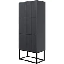 Selsey Veldio 50 x 0 x 0 cm 3 Klappen schwarz matt / schwarz