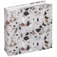 Walther ME-298-2 Memo-Album Terrazzo stone black 200 Fotos 10x15 cm