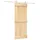 vidaXL Schiebetür rechts 80 x 210 cm Braun/Weiß
