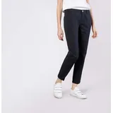 MAC Hose Chino Turn Up in dunkelblauem Stretch Gabardin-D40