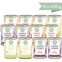 Naftie veganes Nassfutter Mixpaket 12x400 g Dose