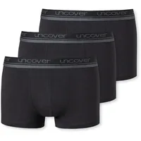 SCHIESSER Uncover Shorts schwarz XXL 3er Pack