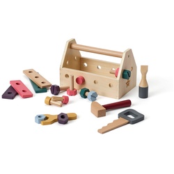 Kids Concept - Kid's Hub Werkzeugkiste mit Zubehör, bunt (21er-Set)