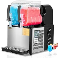 Vevor Kommerzielle Slushy-Maschine 4Lx2 Margarita Smoothie Frozen Drink Maker