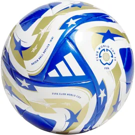 adidas FIFA Club World Cup Miniball JN7374 / white/MASTER BLUE/gold met./dark blue 1