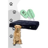 maelson gmbh Hundebett MemoFluff L 100 x 75 cm charcoal