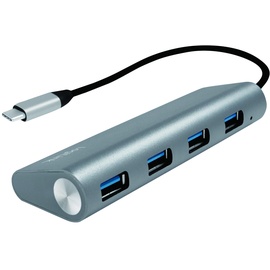 Logilink USB-Hub, 4x USB-A 3.0, USB-C 3.0 [Stecker] (UA0309)