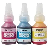 Brother BT5000CL Value Pack - 3-pack - yellow cyan magenta - original - ink refill - Nachfülltinte Cyan