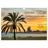Calvendo Barcelona - Stadt der Kunstwerke und Architektur (Wandkalender