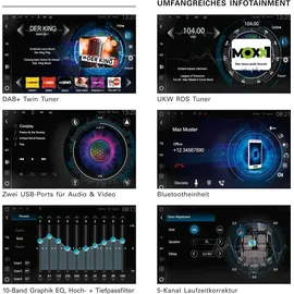 Zenec Z-N1000 | Infotainment System mit 9" / 22,9 cm Display