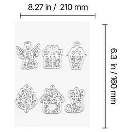 Vevor Stanzformen 10-tlg. Metall Stanzschablone Set