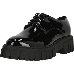 Slipper CLARKS "Page Walk", Damen, Gr. 41,5, schwarz, Leder, Schuhe, mit Oversized-Sohle für modernen Twist