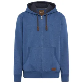 MAN'S WORLD Kapuzensweatjacke Blau meliert S