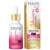 Eveline Cosmetics Unicorn Magic Drops Primer Make-up Grundierung 2 in 1 30 ml