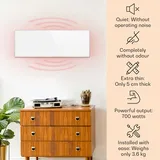 Klarstein Wonderwall Smart Infrarotheizung 100x30cm App-Steuerung 300W Wochentimer IP24