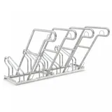 Wsm Fahrradständer 2604, zur Bodenmontage, Einstellparker, Breite 140cm, für 4 Fahrräder