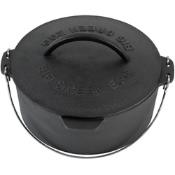 Big Green Egg Grill Dutch Oven Gusseisen Schwarz