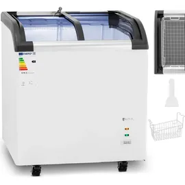 Royal Catering Gefriertruhe - 180 L - - Glastüren
