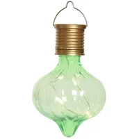 MARELIDA LED Solar Glühbirne Gartenleuchte Balkon Kugelleuchte H: 11,7cm