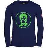 Trollkids Troll Langarm-t-shirt - Navy / Green - 176 cm