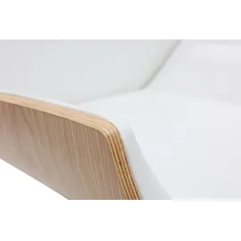 miliboo CURVED Holz Weiß